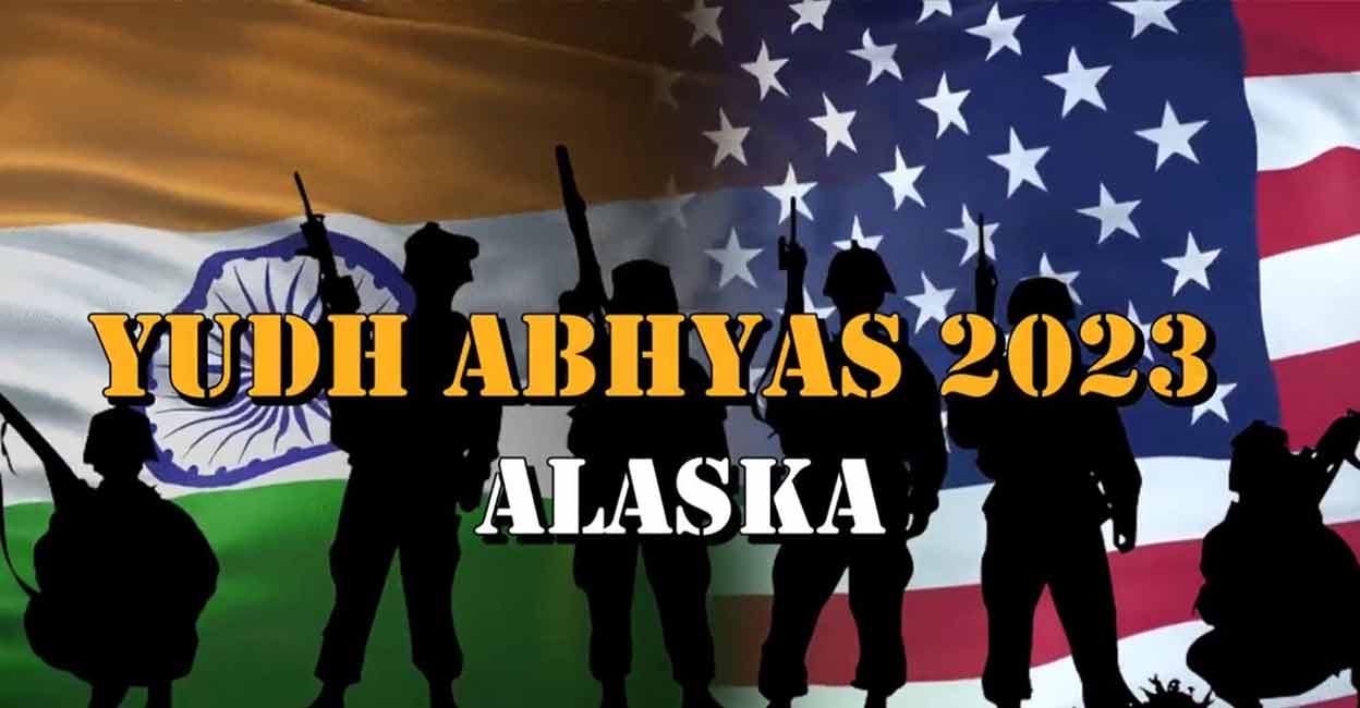 Yudh Abhyas The military exercise was first conducted in 2004. Photo: Twitter /@adgpi